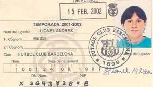 Lionel Messi llegó a la edad de 13 años al Barcelona.