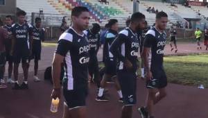 Emilio Izaguirre se integró a la pretemporada del Motagua y trabajó a todo vapor.