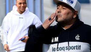 Maradona comentó que a Mbappé le hace falta crecer mucho como futbolista y debe tener mucho cuidado con las entradas.