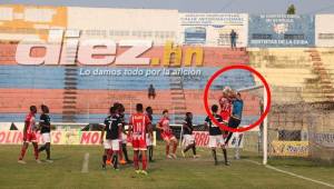 Marcelo Canales hizo un golazo ante el Honduras Progreso en La Ceiba.