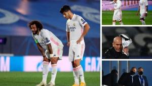 Los jugadores del Real Madrid lucieron muy golpeados al final del partido tras empatar con el Betis. La Liga de España se aleja para ellos y lo saben.