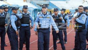 Policía Nacional blindará este miércoles el estadio Olímpico para garantizar la seguridad del aficionado. Foto DIEZ