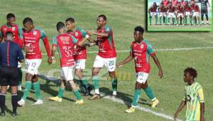 Marathón sumó su segunda victoria en la pretemporada tras vencer al Parrillas One por 5-3. Este fue el once titular que utilizó el Tato García y los goleadores del encuentro disputado en el Yankel Rosenthal. FOTOS: Neptalí Romero