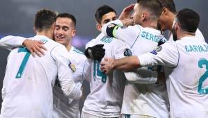 Real Madrid avanzó a cuartos de final de Champions League y mantiene intacto el sueño del tricampeoneto. Foto AFP