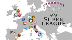 La Super Liga de Europa estará conformada por los gigantes del balompié del Viejo Continente.
