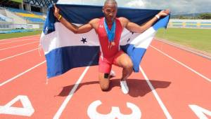 El atleta hondureño Rolando Palacios ya no seguirá compitiendo en atletismo y ahora es entrenador en los Estados Unidos. Foto Ronal Aceituno.