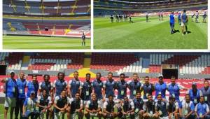 La Sub-23 de Honduras reconoció la cancha del estadio Jalisco donde este viernes enfrentará a Haití en el arranque del Preolímpico en Guadalajara.