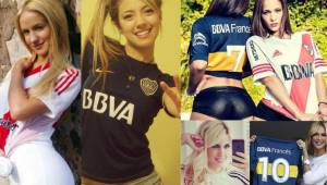 Te presentamos a las chicas más bellas de Boca y River Plate, finalistas de la Copa Libertadores. Algunas son muy famosas y otras son hinchas que siempre roban suspiros en los estadios.