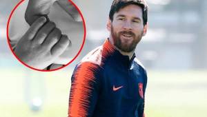 Ciro, el tercer hijo de Messi, nació este sábado en Barcelona.