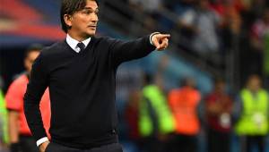 Moscow (Russian Federation), 11/07/2018.- Croatia's coach Zlatko Dalic reacts during the FIFA World Cup 2018 semi final soccer match between Croatia and England in Moscow, Russia, 11 July 2018. (RESTRICTIONS APPLY: Editorial Use Only, not used in association with any commercial entity - Images must not be used in any form of alert service or push service of any kind including via mobile alert services, downloads to mobile devices or MMS messaging - Images must appear as still images and must not emulate match action video footage - No alteration is made to, and no text or image is superimposed over, any published image which: (a) intentionally obscures or removes a sponsor identification image; or (b) adds or overlays the commercial identification of any third party which is not officially associated with the FIFA World Cup) (Croacia, Mundial de Fútbol, Moscú, Inglaterra, Rusia) EFE/EPA/FELIPE TRUEBA EDITORIAL USE ONLY
