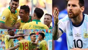 Brasil, Argentina y Colombia, tres favoritas al título, ya conocen a sus rivales en cuartos de final de la Copa América.