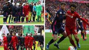 El Liverpool venció hoy 2-1 al Bournemouth en la Premier League, pero lejos de esto, ambos equipos crearon la polémica por no darse la mano antes de iniciar el juego por el coronavirus.