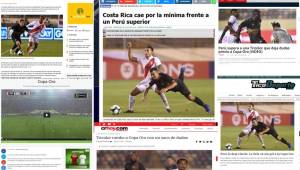 Preocupación. Esto es lo generó en la prensa tica la derrota de Costa Rica ante Perú en el último amistoso previo a la Copa Oro 2019. Acá todo lo que titularon los medios.