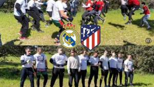 Una cuenta de fanáticas del Real Madrid brindó imagenes de la batalla entre los Ultras Sur y Frente Atlético.