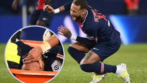 Neymar salió lesionado tras una dura entrada de Thiago Mendes en el PSG-Lyon.