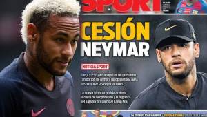 La prensa catalana publica que el Barcelona trabaja en la cesión de Neymar.