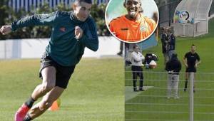 Bryan Róchez contó el día que llegó a entrenamiento del Nacional de Madeira y se encontró a Cristiano Ronaldo.