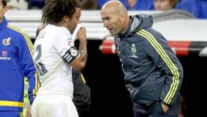 Marcelo es uno de los hombres de confianza de Zidane y ha pedido que no salga del club.