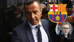 Jorge Mendes busca que Laurent Blanc se convierta en el futuro entrenador del FC Barcelona.
