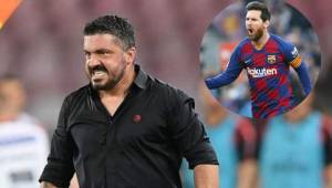 'Es el más grande de todos los tiempos', aseguró Gattuso previo al juego ante Barcelona por la Champions League.