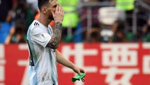 Argentina volará este lunes a Buenos Aires, pero Lionel Messi dejó la concentración este domingo. Foto AFP