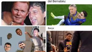 Barcelona y Real Madrid son protagonistas del mercado de fichajes en Europa y no se salvan de los memes en las redes sociales. Koeman y Ancelotti, entre los protagonistas de las burlas.