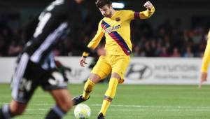 El FC Barcelona venció 2-0 al Cartagena con goles de Piqué y Márquez. FOTO: Twitter del Barça.