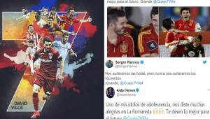 El delantero español anunció que no va más en le fútbol y así ha reaccionado el mundo del deporte, equipos, compañeros y mucha gente agredecienda con lo que dejó en la cancha.