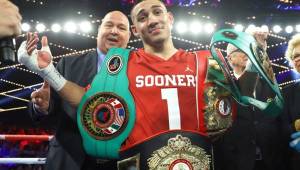 El boxeador hondureño Teófimo López sumó su triunfo número 13 de su carrera.