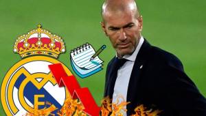 Zinedine Zidane está en la cuerda floja. El DT del Real Madrid podría tener las semanas contadas en el club español.