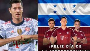 El Bayern Múnich felicitó a Honduras en redes sociales por sus 200 años de emancipación.
