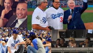 Estas son algunas de las estrellas famosas que captó la televisión durante los 7 juegos de la Serie Mundial entre los Astros y los Dodgers.