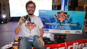 Chiang se llevó la segunda edición del torneo SMASH DIEZ en Mall La Galería de Tegucigalpa. Fotos: Ronal Aceituno.