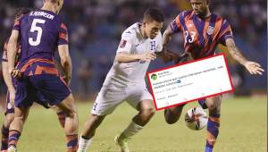 El delantero de la Selección de Honduras Bryan Moya se mostró muy molesto en sus redes sociales por quienes piden la salida de Fabián Coito del mando de la Bicolor.
