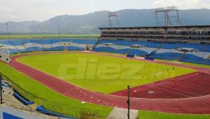 Así luce el estadio Olímpico que albergará el martes el juego eliminatorio entre Honduras y Trinidad y Tobago. El 21 de septiembre será sede del Olimpia-Plaza Amador.