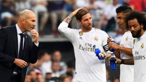 Zidane salió muy molesto por la forma en que su equipo se dejó empatar en la parte final del juego.
