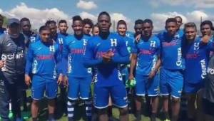 La Selección Mayor de Honduras envió un mensaje de apoyo a la Sub-20.