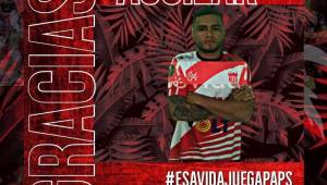 El Vida confirmó la baja de Alexander Aguilar. El destino del volante será Honduras Progreso.