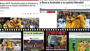 Los medios internacionales destacan el gran trabajo de Australia y el cobarde plateamiento de Honduras que fracasó en su intento por clasificar al Mundial.