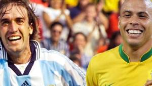 Gabriel Batistuta y Ronaldo Nazario son de los futbolistas con más goles en la historia de los Mundiales.
