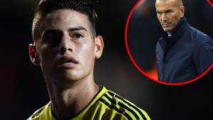 James Rodríguez se sorprendió luego de la marcha de Zidane del Real Madrid.