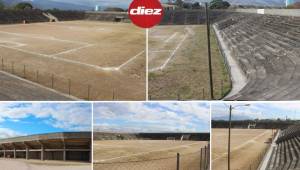 El Gobierno anunció que remodelarán el estadio Roberto Suazo Córdova de La Paz, actualmente el recinto se encuentra olvidado. Te mostramos más fotos de su estado.