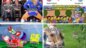El Bayern Munich le metió 8-0 al Schalke 04 y en las redes sociales se acuerdan del Barcelona con memes. Mientras que en el Real Madrid se burlan por la salida de Bale.