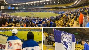 Cientos de olimpistas se hicieron presentes en el estadio Olímpico de Montreal para apoyar al León en la Liga Campeones de Concacaf.