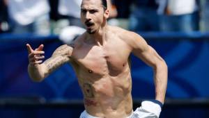 El sueco Zlatan Ibrahimovic se despachó con un doblete frente a Los Ángeles FC en su debut en la MLS y confirmó que rechazó jugar en la liga mexicana. Foto AFP
