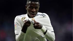 Vinicius Jr anotó su primer gol con el Real Madrid en la Liga de España. Solari se estrenó con gane en la Liga.