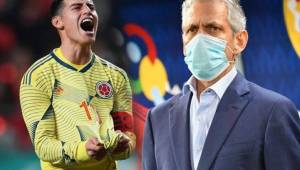 Reinaldo Rueda tiene cortado a James Rodríguez en la selección colombiana y le han llovido críticas.