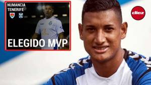 Acosta fue premiado como el MVP por los seguidores del Tenerife.