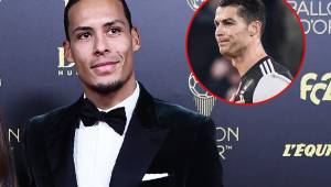 Virgil van Dijk bromeó cuando se le consultó sobre el portugués Cristiano Ronaldo.
