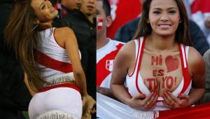 Es conocida como la 'novia' de la selección de Perú, que pese al estreno con derrota en el Mundial de Rusia, su sensualidad dio de qué hablar. FOTOS: The Sun y redes sociales.